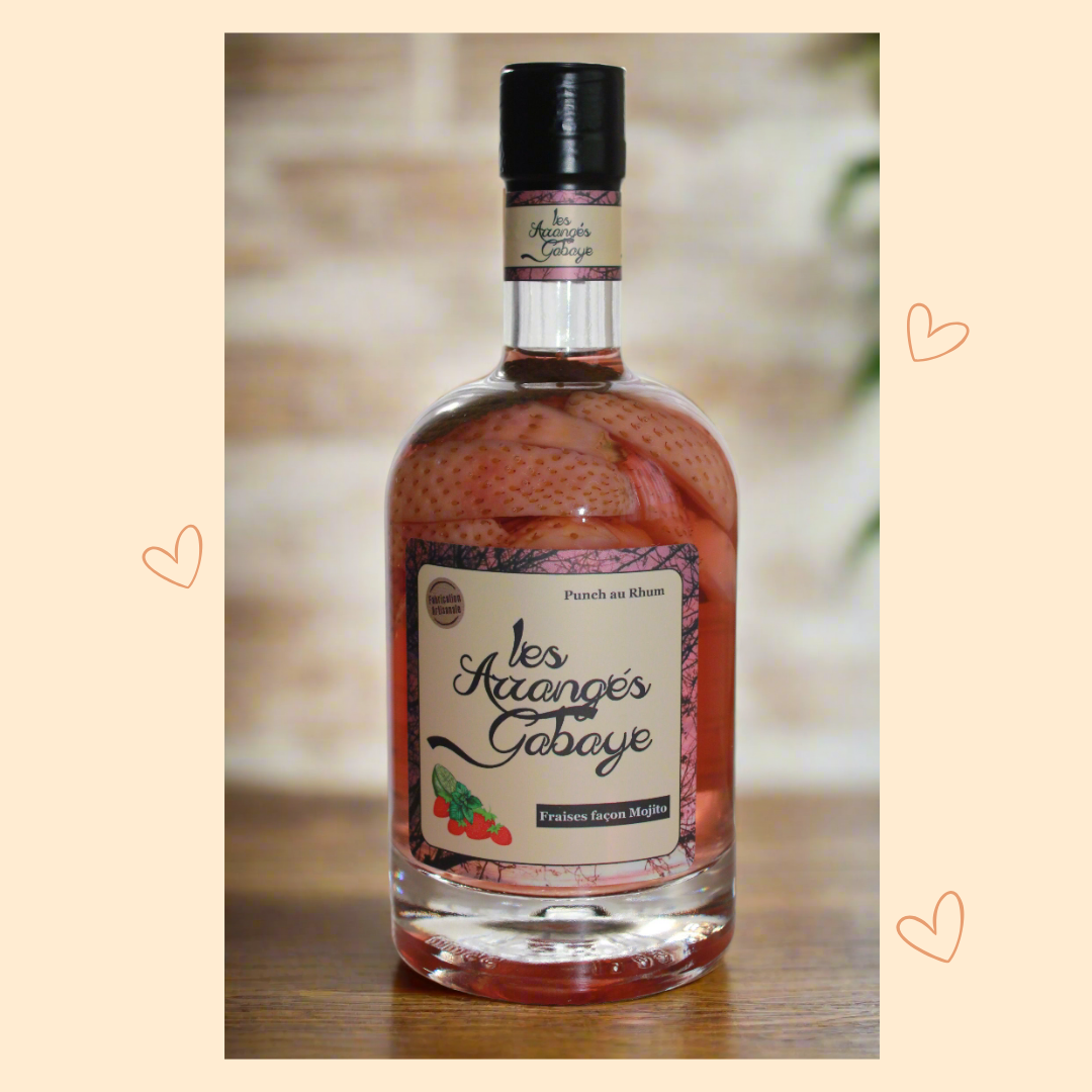 Rhum arrangé Fraises façon mojito 50cl (30% alc. vol)