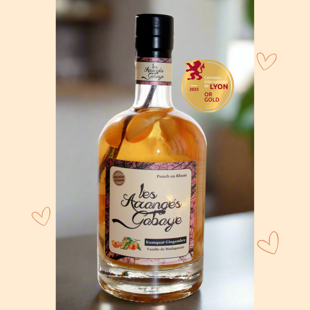 Rhum arrangé Kumquats Gingembre Vanille 50cl (30% alc. vol)