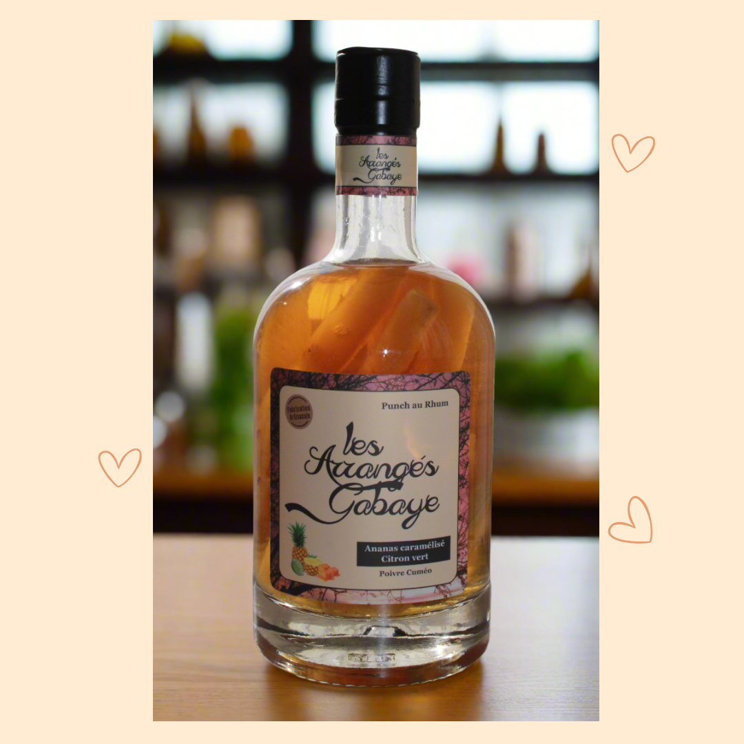 Rhum arrangé Ananas caramélisé Citron vert poivre cuméo 50cl (30% alc. vol)
