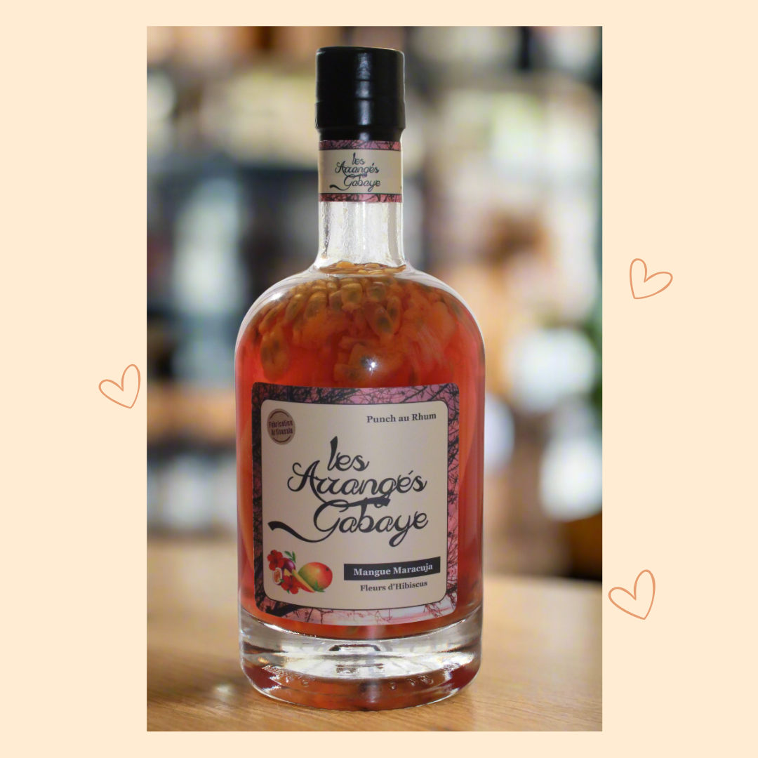 Rhum arrangé Mangue Maracuja  Hibiscus 50cl (30% alc. vol)