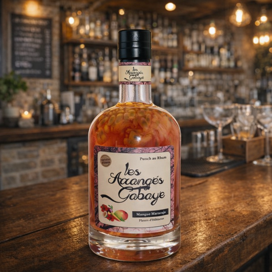 Rhum arrangé Mangue Maracuja  Hibiscus 50cl (30% alc. vol)