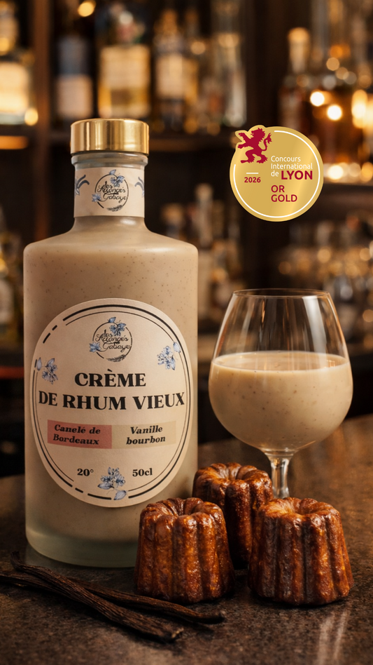 Crème de rhum vieux Canelés de Bordeaux, Vanille Bourbon 50cl (20% alc.vol)